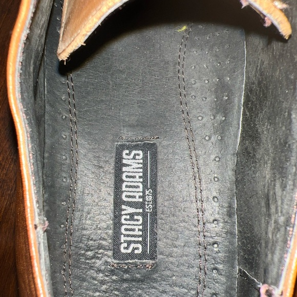 Stacy Adams Brown Leather Wingtip Oxfords main image 4